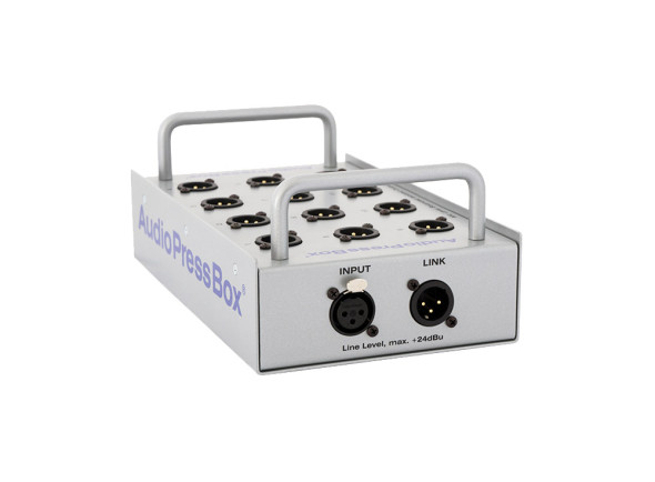 AudioPressBox APB-P112 SB PRESS SPLITTER Passive stagebox 1x line in 12x mic out AudioPressBox APB-P112 SB PRESS SPLITTER Passive stagebox 1x line in 12x mic out